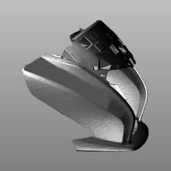 Black Front Visor / Cowl Without Stripes - Super Splendor - 61301AAGA00RS