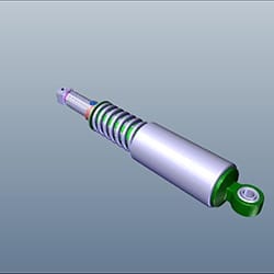 Rear Shock Absorber / Suspension / Cushion / Fork Assembly - Splendor+ - 52400AAE500SS