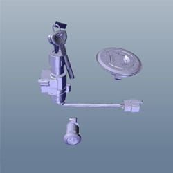 Ignition Switch Lock Set - HF 100 | HF Deluxe - 35010ACK40099S