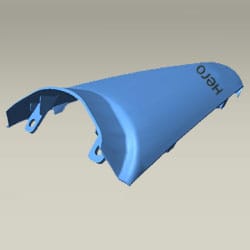 Centre Rear Cowl - Glamour - 77230AAN200TS