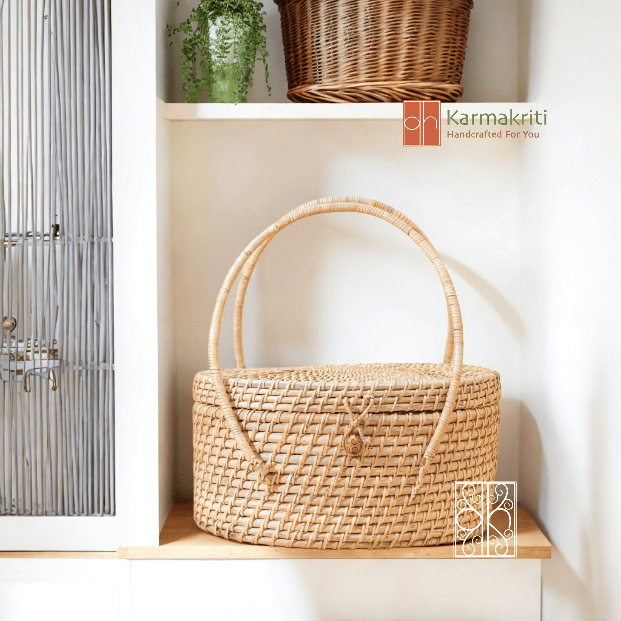 Handmade Rattan Picnic Basket