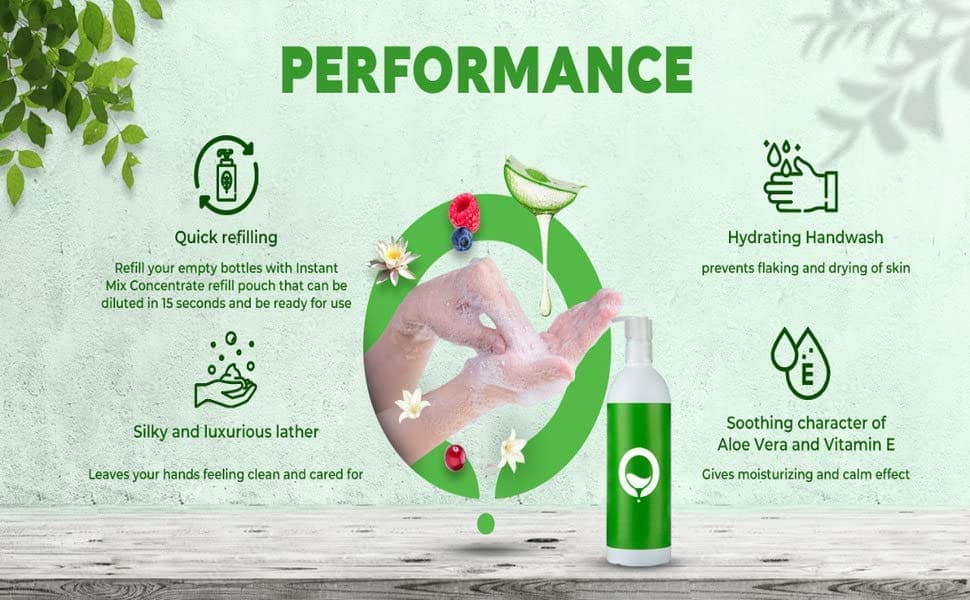 Ecoliv Liquid HandWash Refill 5L| pH 5.5 HandWash|Plant based Natural handwash liquid|Mild on skin with Germ Protection