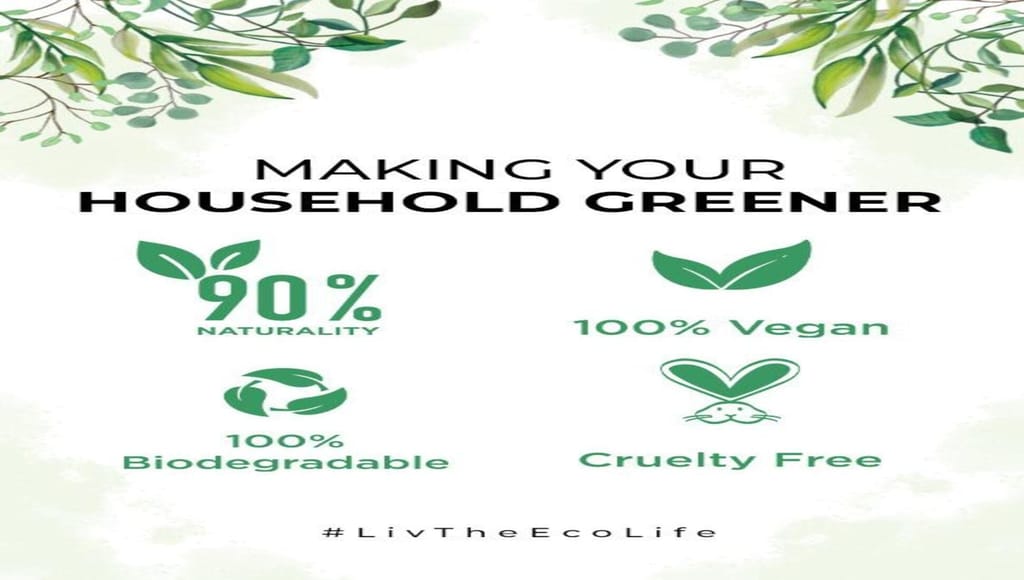 Ecoliv Liquid HandWash Refill 5L| pH 5.5 HandWash|Plant based Natural handwash liquid|Mild on skin with Germ Protection