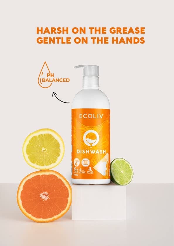 Ecoliv Liquid Dishwash Floor Cleaner (500 ml each) Combo Pack| Plant based and Ecofriendly| Acid Slurry Free| 93% Natural |Residue free surface cleaning