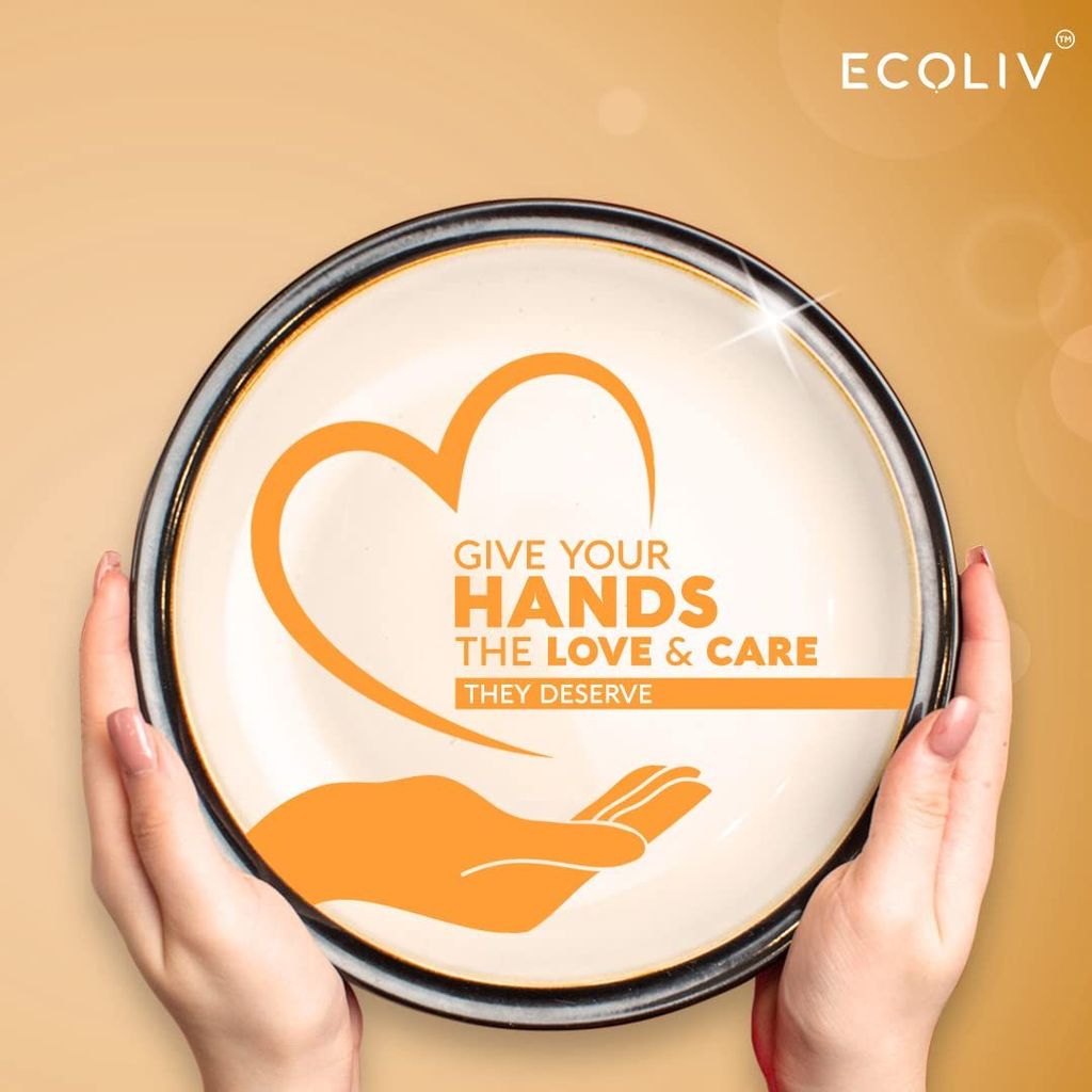 Ecoliv Liquid Dishwash Floor Cleaner (500 ml each) Combo Pack| Plant based and Ecofriendly| Acid Slurry Free| 93% Natural |Residue free surface cleaning