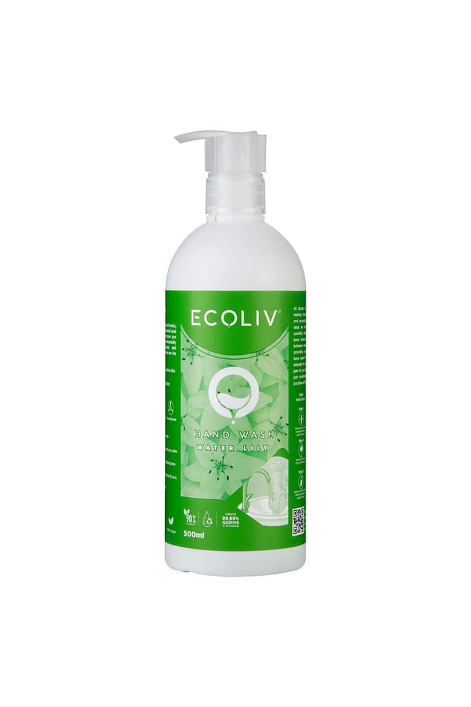 Ecoliv Water Lily Hand Wash 500 ml Combo Pack (Contains Dilution Bottle + Concentrate Instant Mix Refill Pack of 170 ml)(Add Water make 500 ml in 15 seconds)
