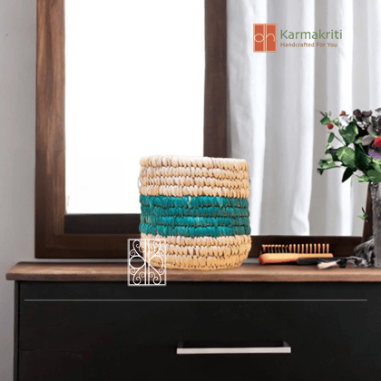 Exotic Charm of Palm Leaf Basket