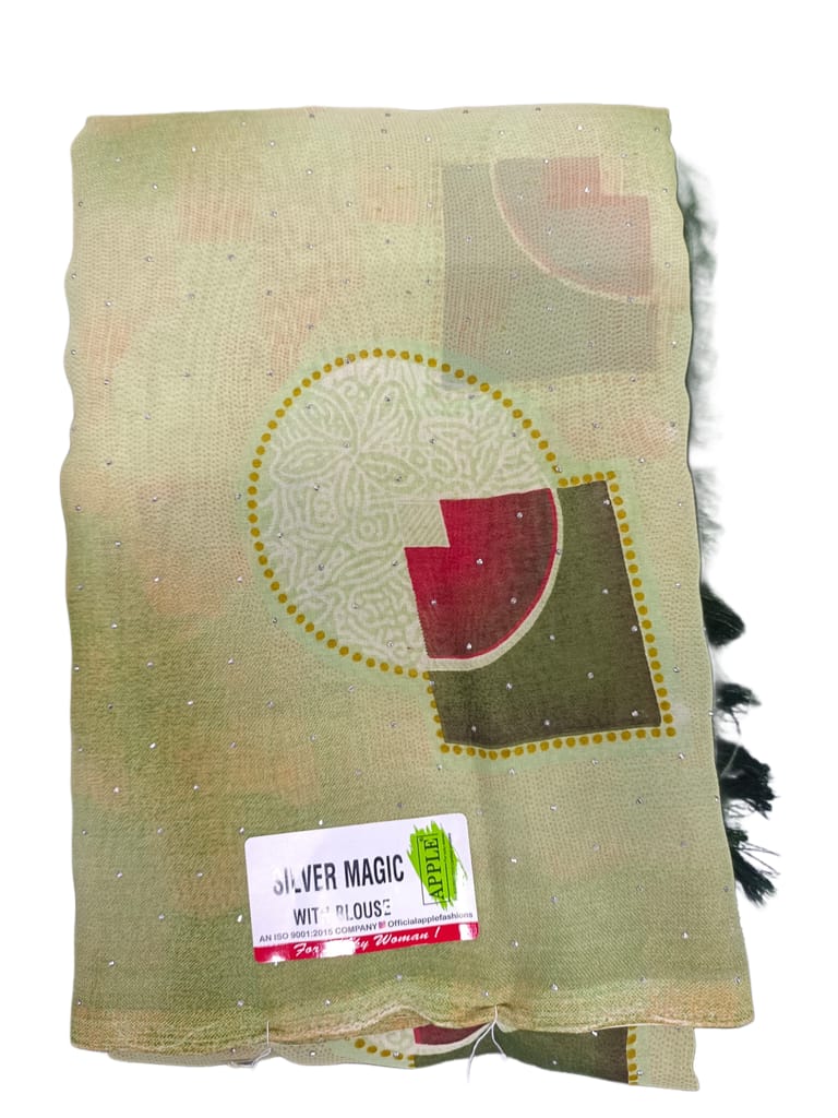 Georgette Saree With Blouse Piece