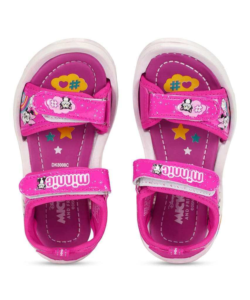 Affordable Kids Paragon x Disney Kids' Sandals with Velcro Closure, Comfortable Insole & Anti-Sk