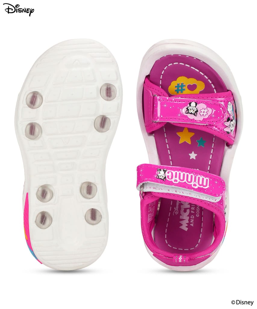 Affordable Kids Paragon x Disney Kids' Sandals with Velcro Closure, Comfortable Insole & Anti-Sk