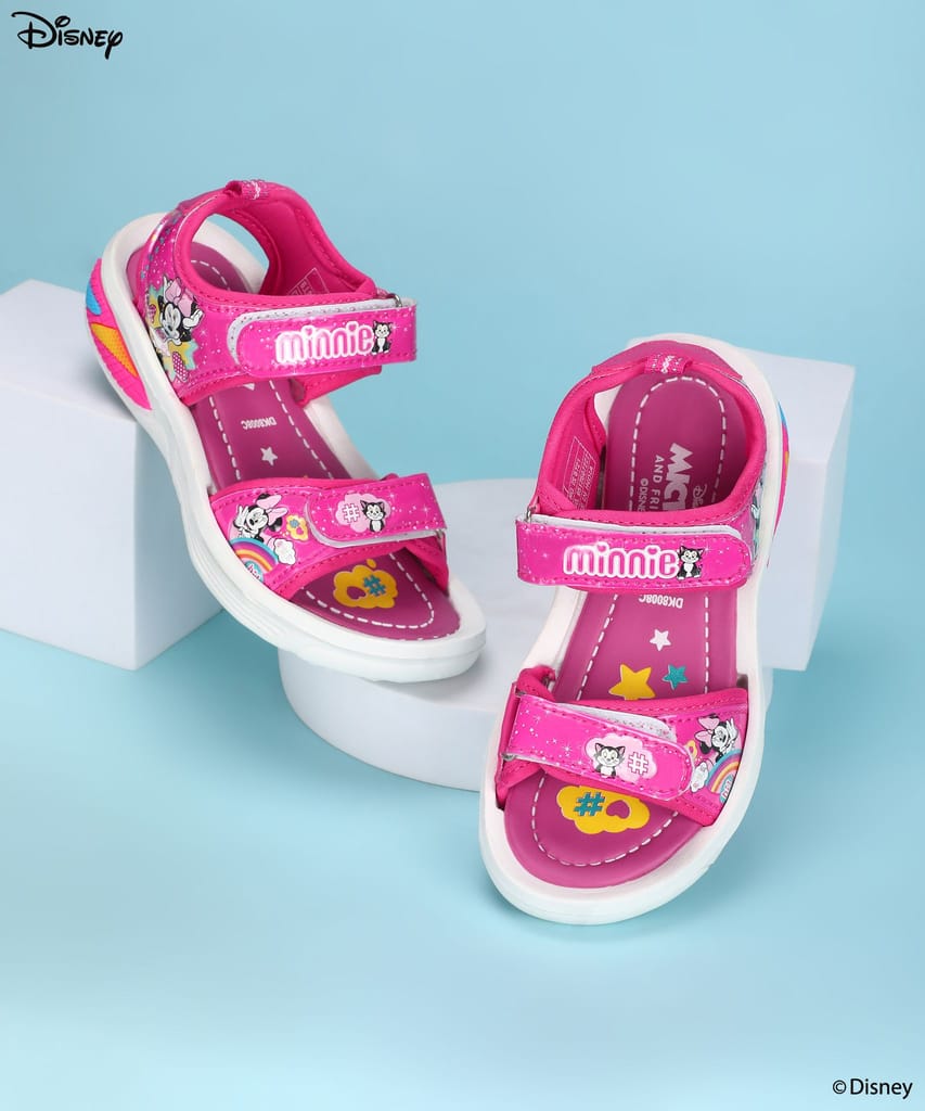 Affordable Kids Paragon x Disney Kids' Sandals with Velcro Closure, Comfortable Insole & Anti-Sk