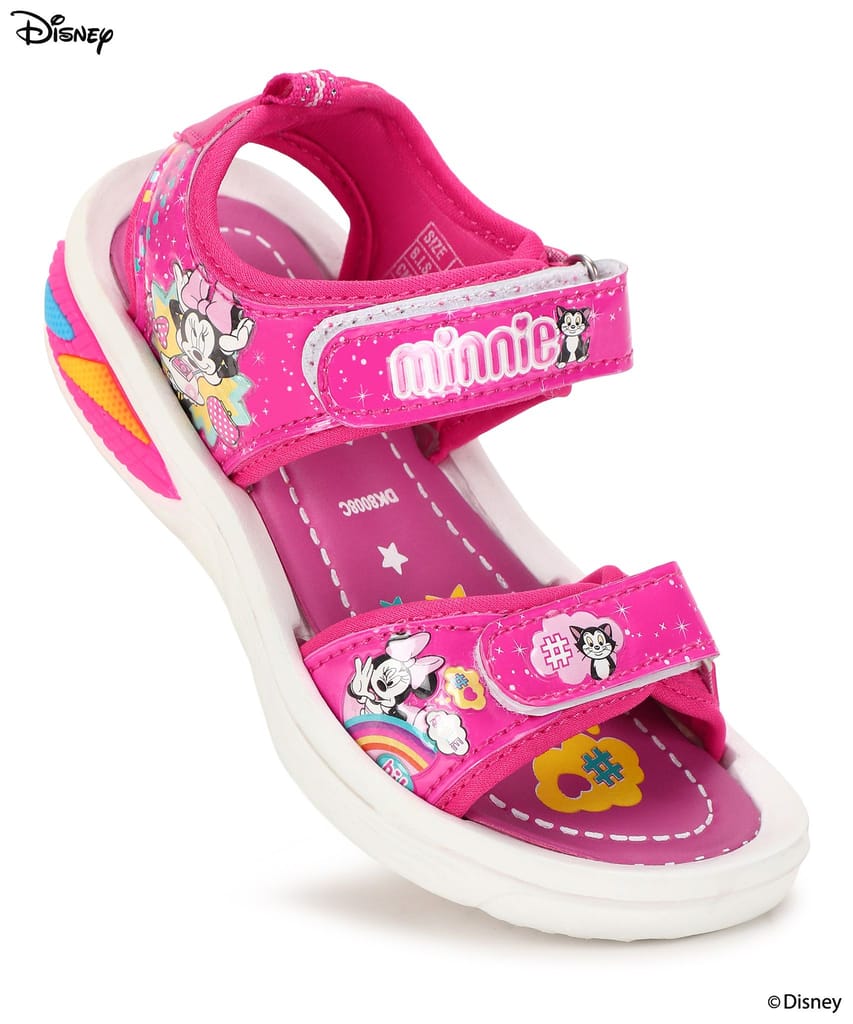 Affordable Kids Paragon x Disney Kids' Sandals with Velcro Closure, Comfortable Insole & Anti-Sk