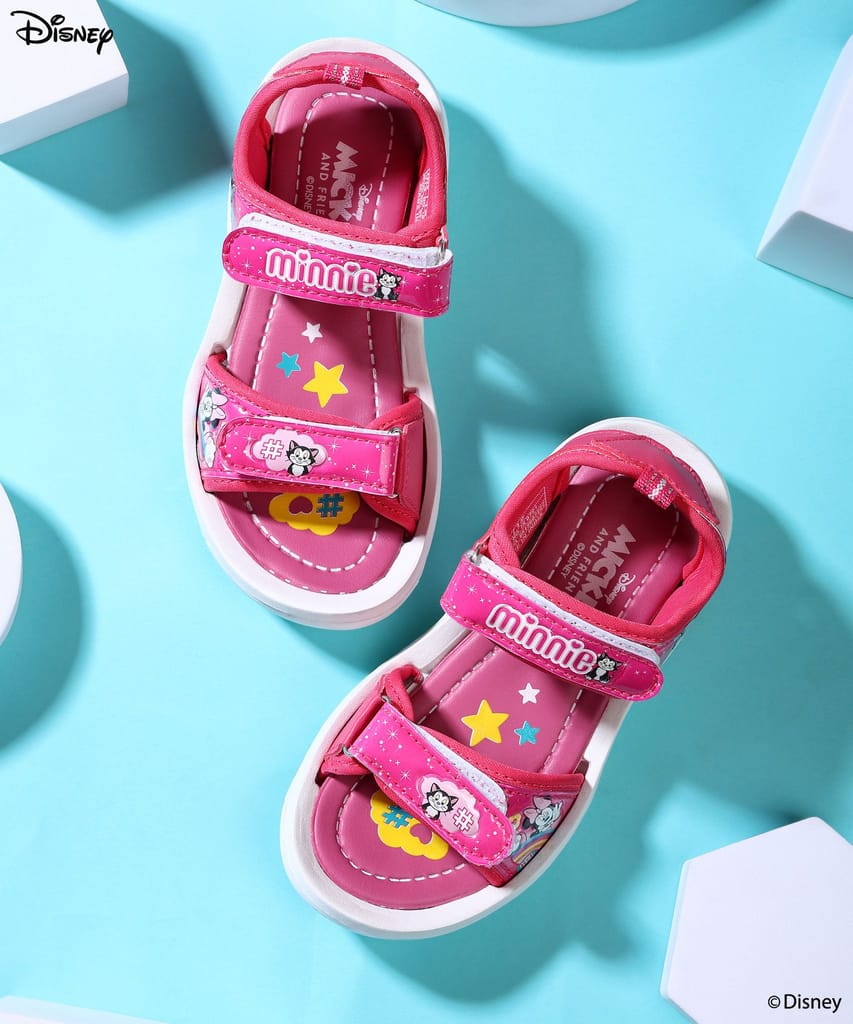 Affordable Kids Paragon x Disney Kids' Sandals with Velcro Closure, Comfortable Insole & Anti-Sk