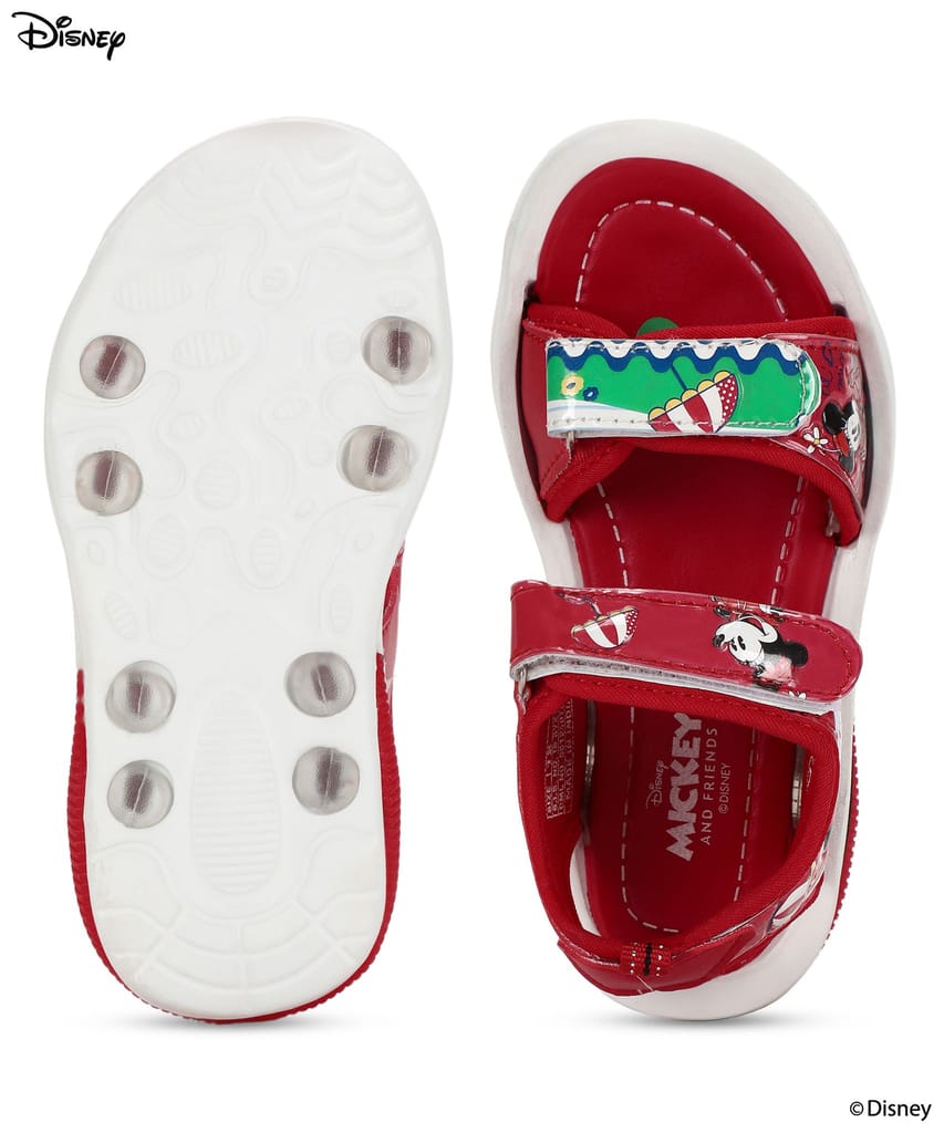 Paragon x Disney Kids' Sandals with Velcro Closure, Comfortable Insole & Anti-Skid Sole