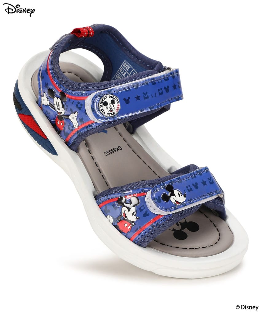 Paragon x Disney Kids' Sandals with Velcro Closure, Comfortable Insole & Anti-Skid Sole