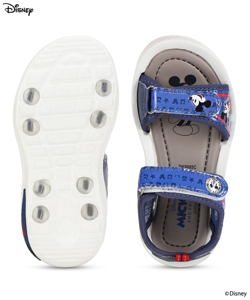 Paragon x Disney Kids' Sandals with Velcro Closure, Comfortable Insole & Anti-Skid Sole