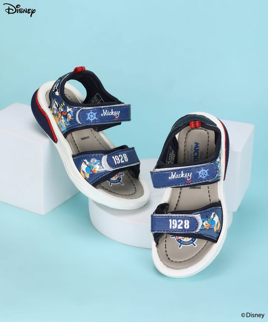 Paragon x Disney Kids' Sandals with Velcro Closure, Comfortable Insole & Anti-Skid Sole