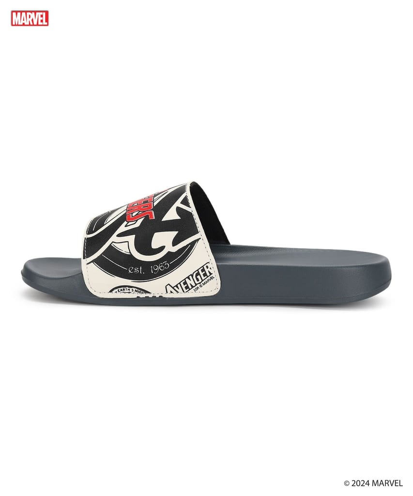 Sophisticated Men Marvel x Paragon Men's Casual Sliders for Men with Comfortable Sole & Sturdy S