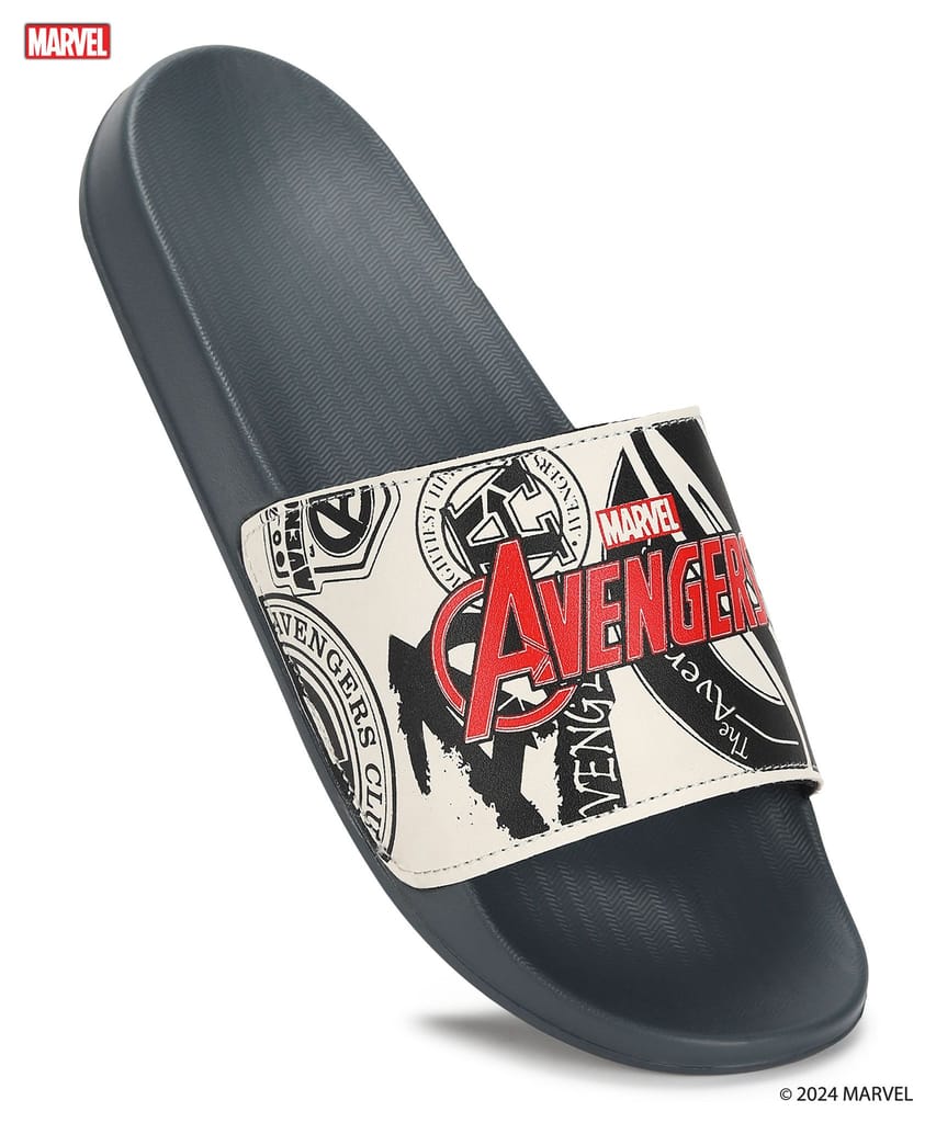 Sophisticated Men Marvel x Paragon Men's Casual Sliders for Men with Comfortable Sole & Sturdy S