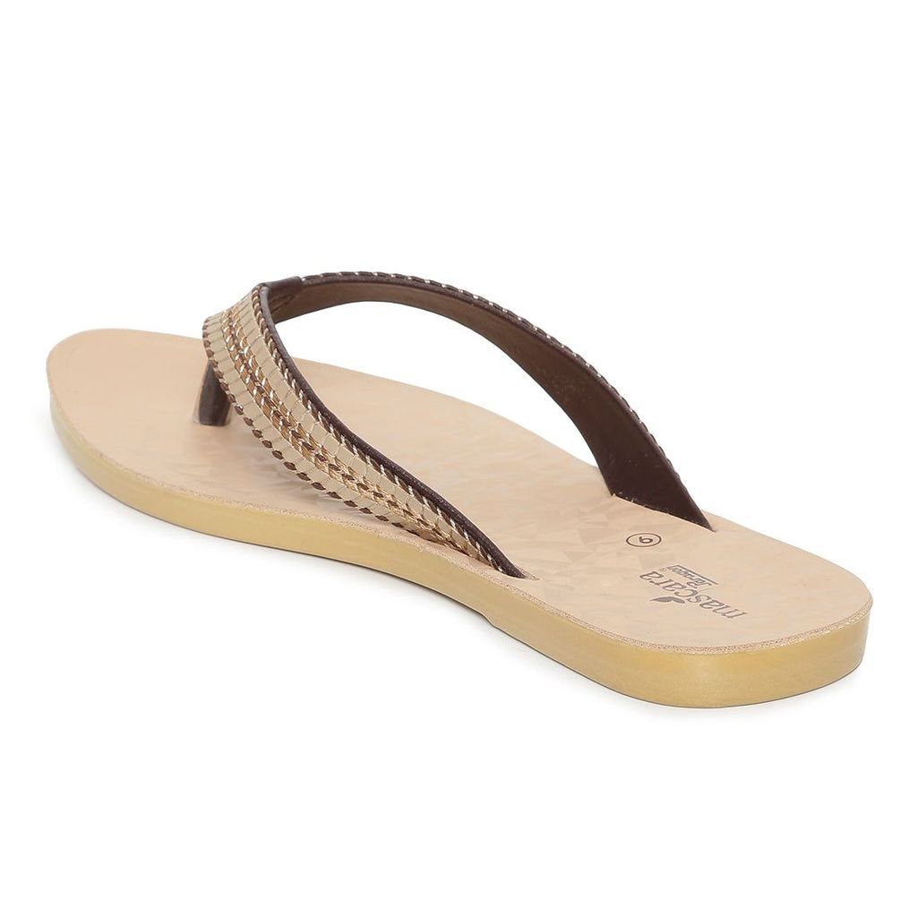 Luxurious Women Paragon Women's Brown Flip Flops (K7201L-BRN ) UK: 8 2025 at ShopCircuit | ONDC
