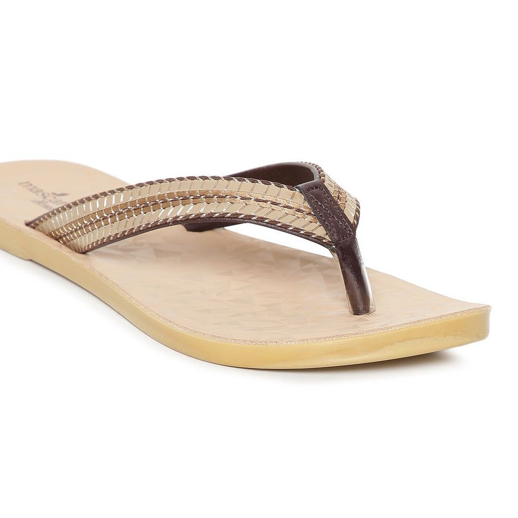 Luxurious Women Paragon Women's Brown Flip Flops (K7201L-BRN ) UK: 8 2025 at ShopCircuit | ONDC