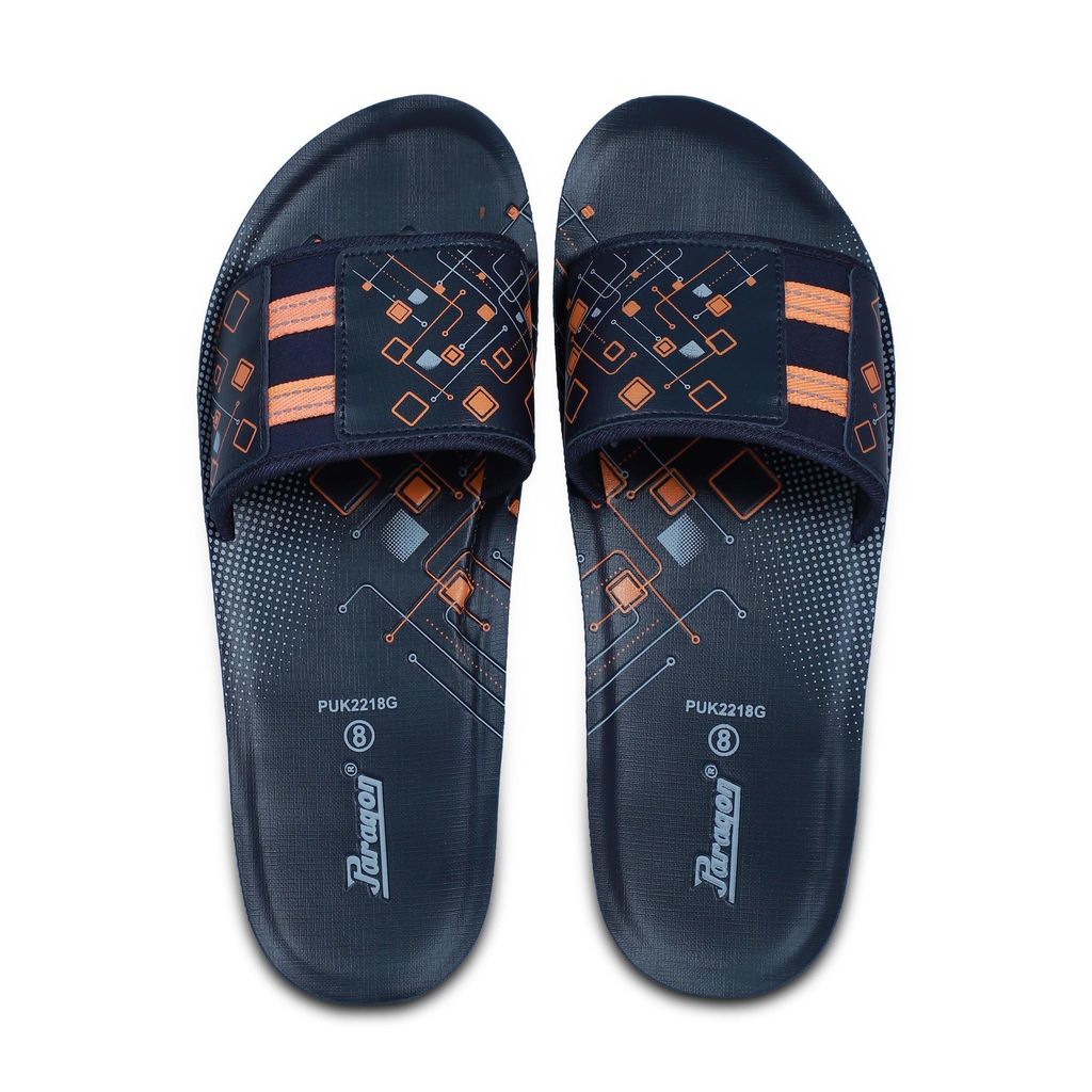 Chic Men Paragon Footwear Everyday Comfort Lightweight, Durable, Waterproof Slides for Men with 