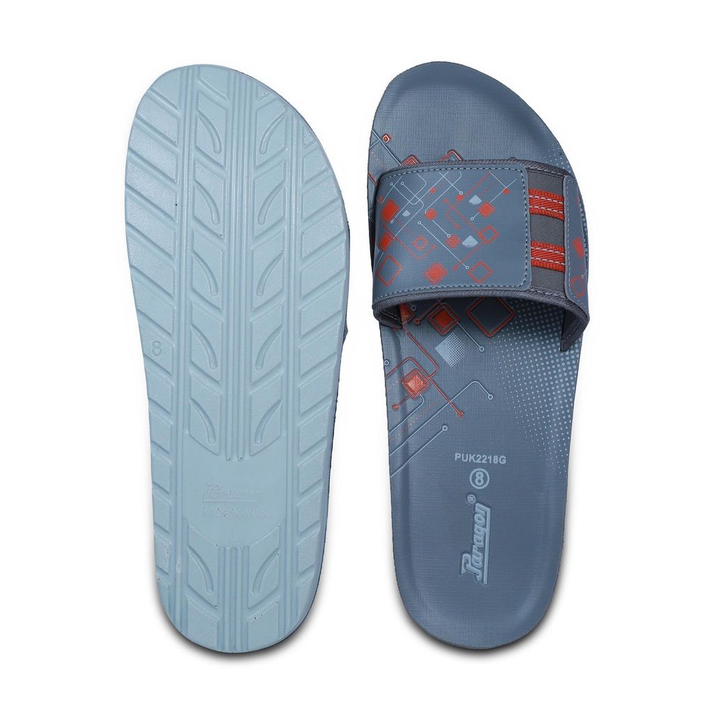 Paragon Everyday Footwear Comfort Lightweight, Durable, Waterproof Slides for Men with Extra Sole Support | Casual Everyday Slides for Men