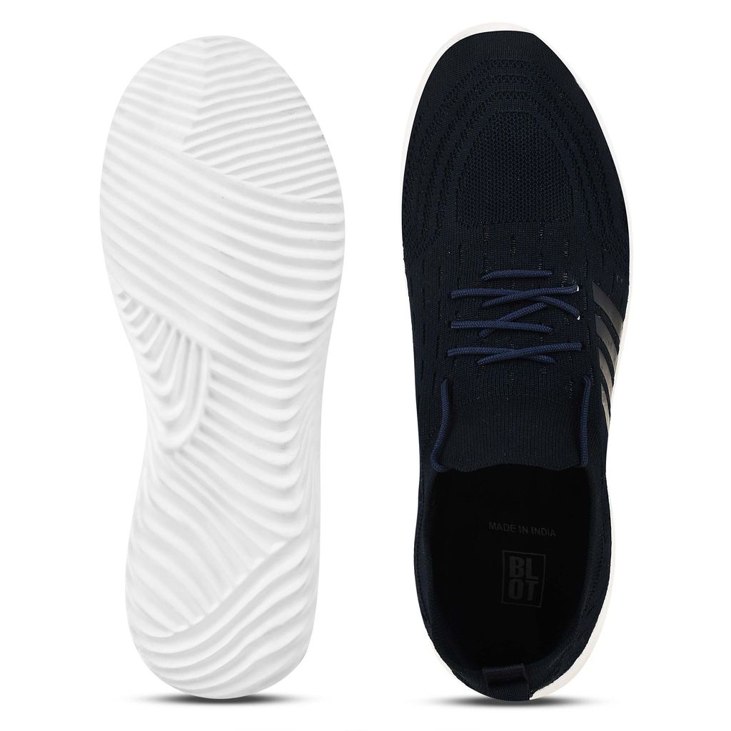 Affordable Men Paragon Blue Snug-Fit Anti-Skid Walking Shoes for Men 2025 at ShopCircuit | ONDC
