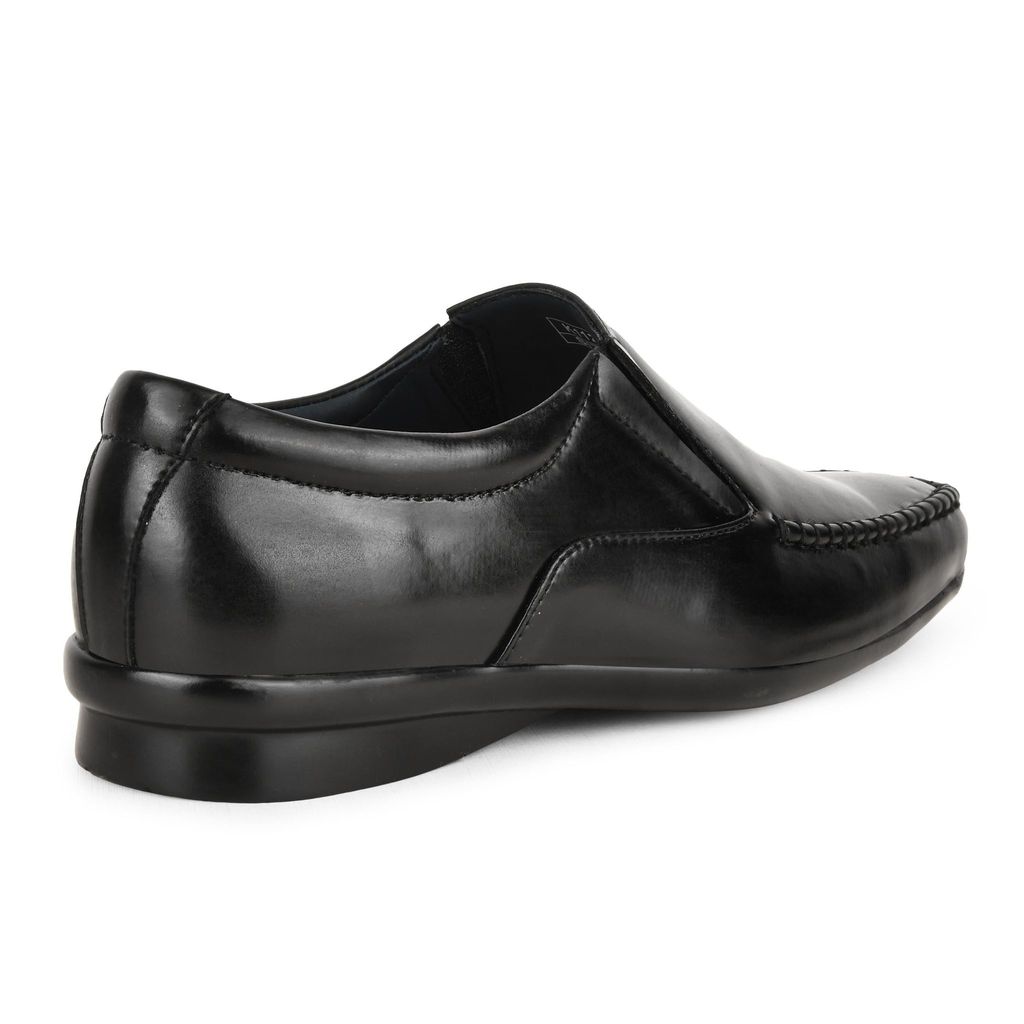 Latest Men Paragon Black Formal Slip-On Shoes for Men 2025 at ShopCircuit | ONDC
