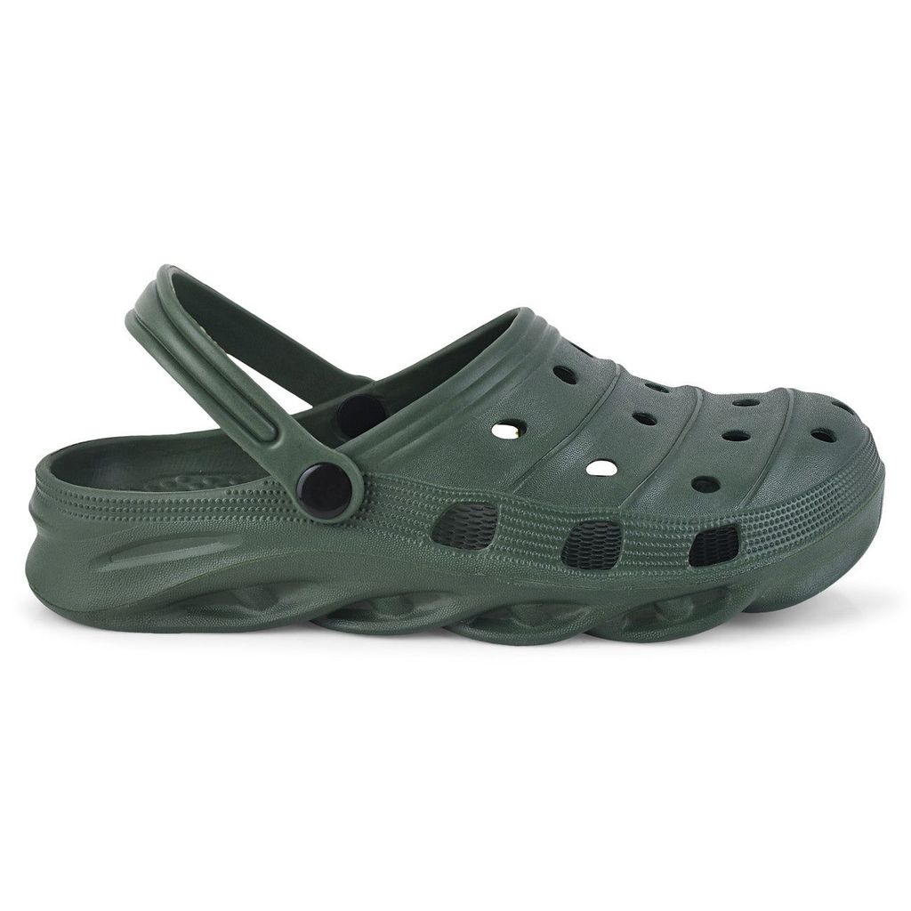 Top Men Paragon Olive Green Ultra-Comfortable Self-Design Clogs for Men 2025 at ShopCircuit | ON