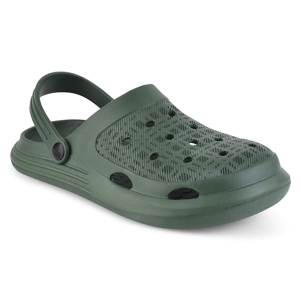 Affordable Men Paragon Olive Easy-to-wear Easy-to-wash Lightweight Clogs for Men 2025 at ShopCir