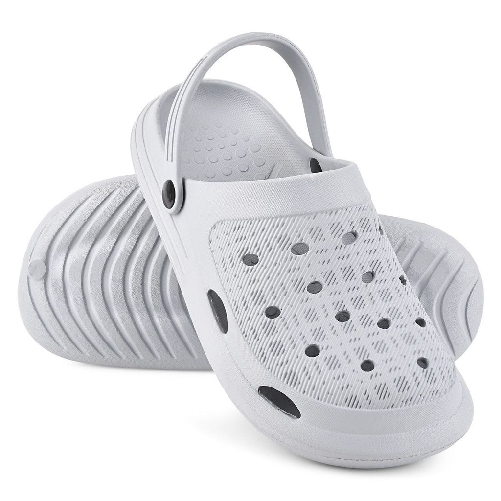 Trendy Men Paragon Grey Easy-to-wear Easy-to-wash Lightweight Clogs for Men 2025 at ShopCircuit 
