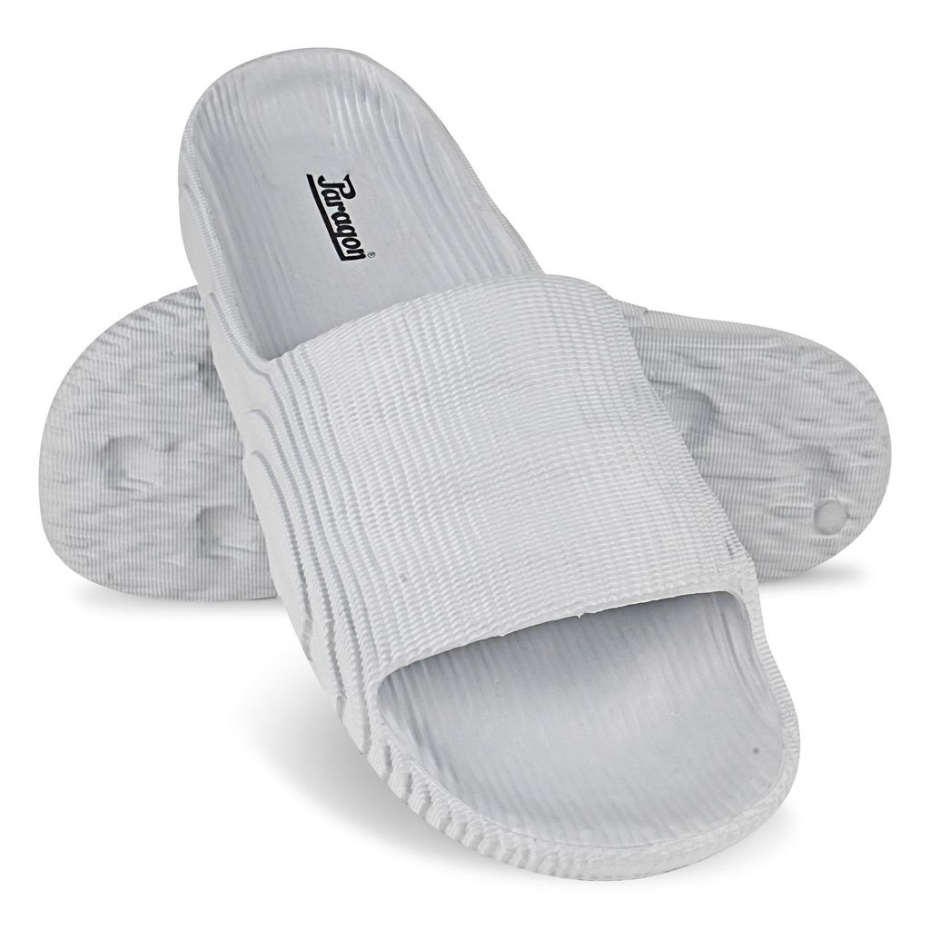 Paragon Everyday Comfort Lightweight, Durable, Waterproof Slides for Men with Modern Wave Design and Extra Sole Support | Casual Slider Sandals for Men