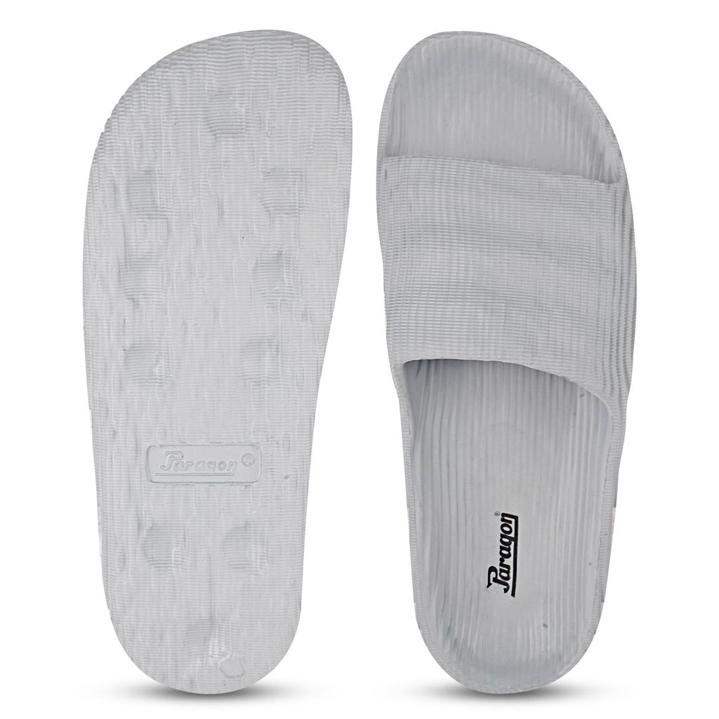Paragon Everyday Comfort Lightweight, Durable, Waterproof Slides for Men with Modern Wave Design and Extra Sole Support | Casual Slider Sandals for Men