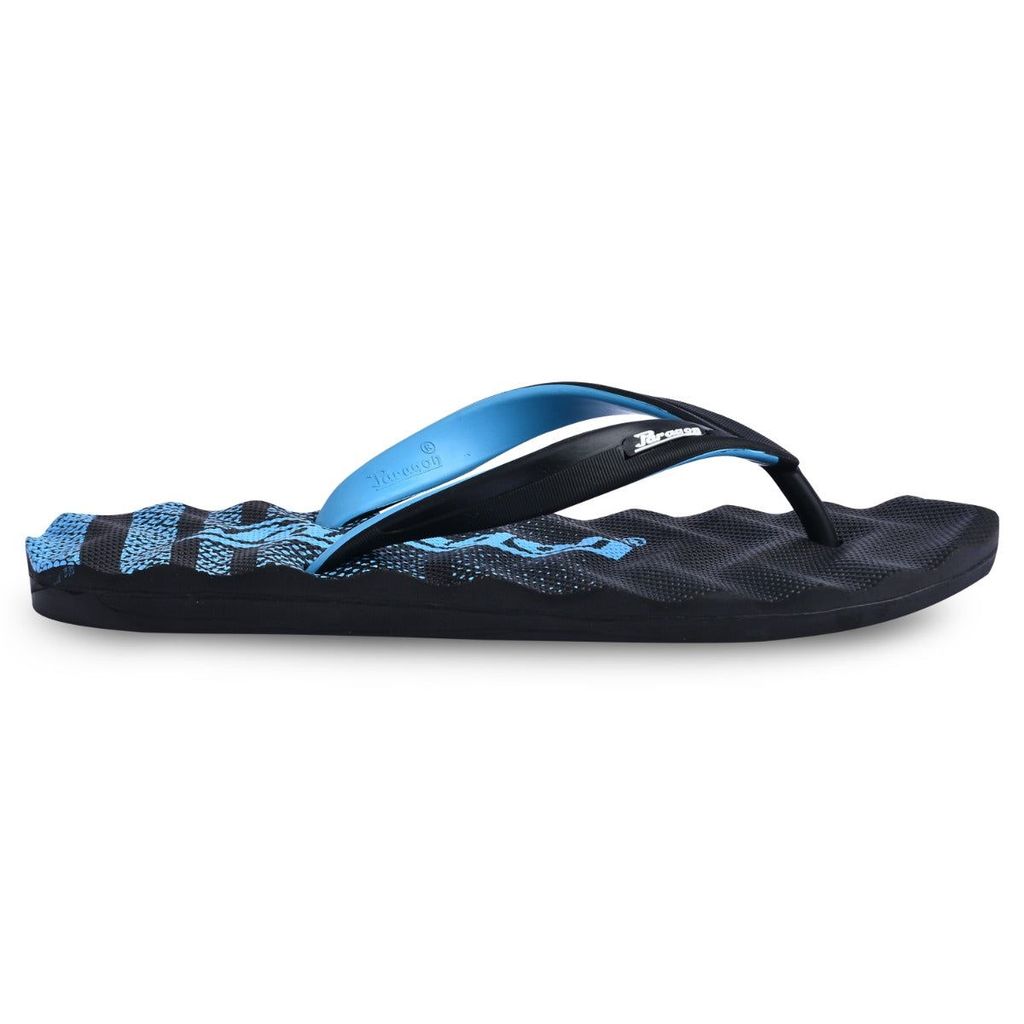 Chic Men Paragon Lightweight Textured Sea Blue Casual Flip Flops for Men 2025 at ShopCircuit | O