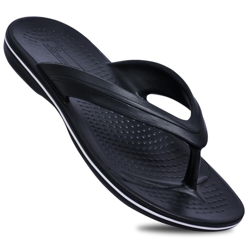 Top Men Paragon Daily Wear Lightweight Black and White Flip Flops for Men 2025 at ShopCircuit | 