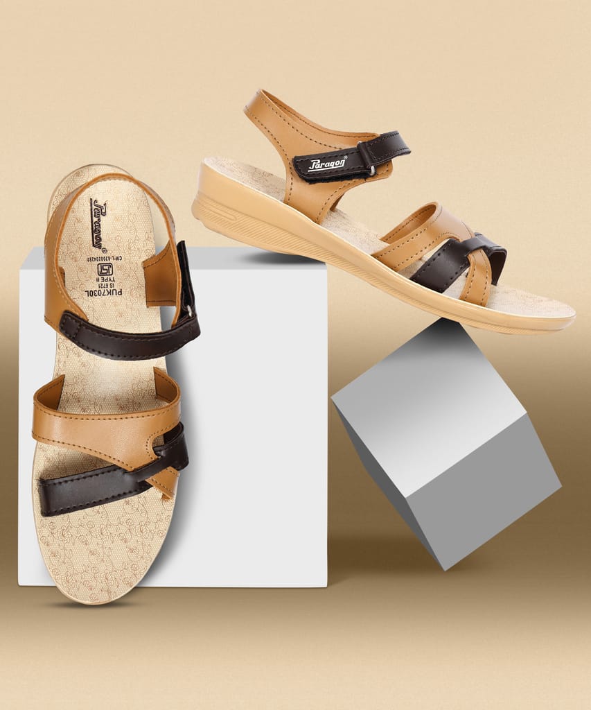 Best Women Paragon Women's Trendy Wedge Heel Sandals with Cushioned Sole and Sturdy Construction
