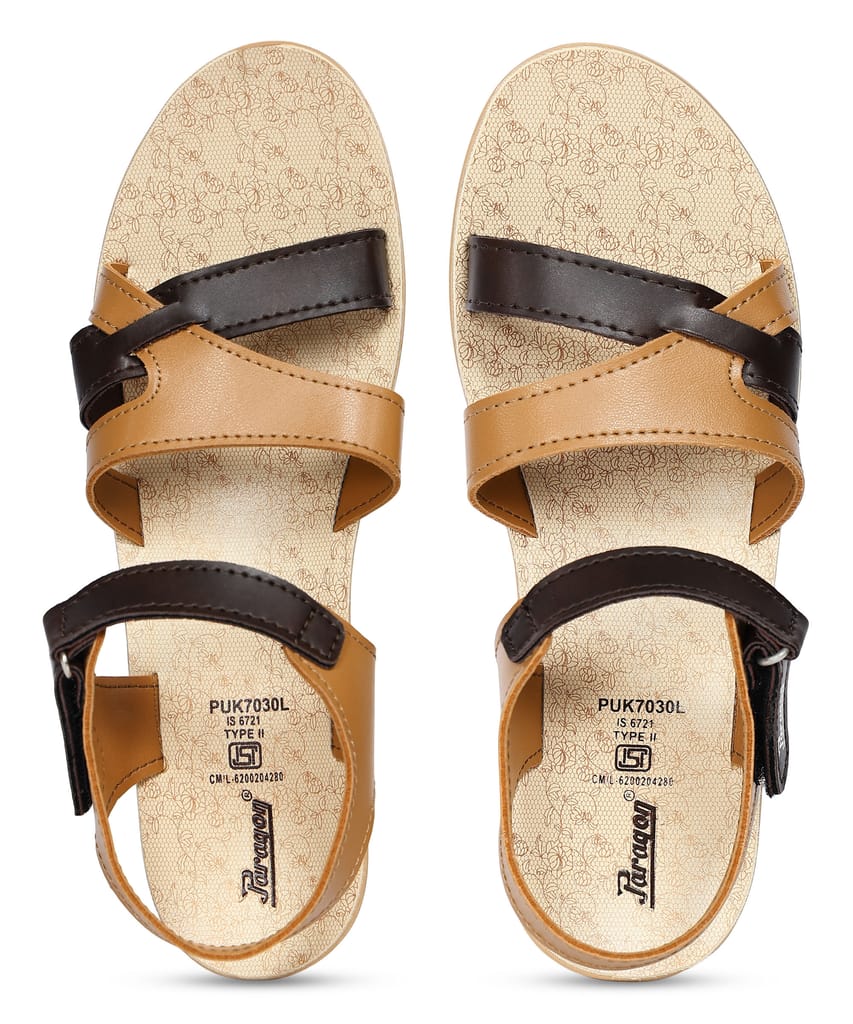 Stylish Women Paragon Women's Trendy Wedge Heel Sandals with Cushioned Sole and Sturdy Construct