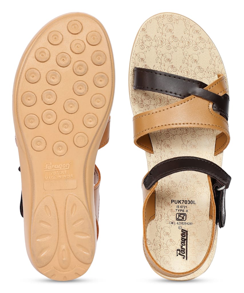 Stylish Women Paragon Women's Trendy Wedge Heel Sandals with Cushioned Sole and Sturdy Construct