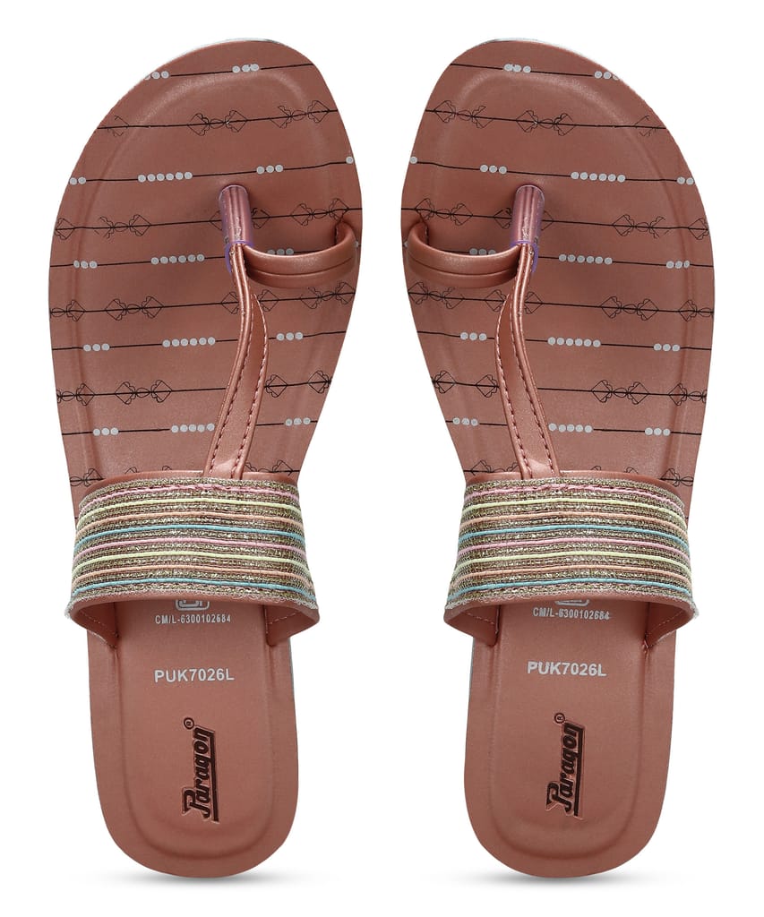 New Women Paragon Women's Peach Wedge Sandals with Cushioned Sole and Sturdy Construction for Ev New Women Paragon Women's Peach Wedge Sandals with Cushioned Sole and Sturdy Construction for Ev