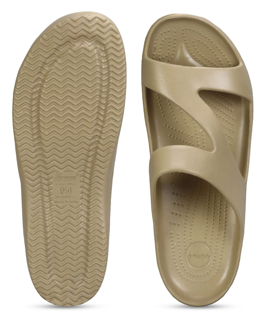 Trendy Women Paragon Women's Lightweight, Washable and Durable Beige Slippers for Everyday Use 2