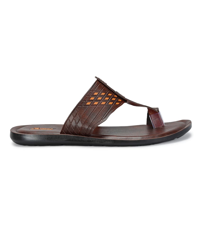Modern Men Paragon Men's Slip-on Brown Sandals for Men | Comfortable Sole & Durable 2025 at Shop