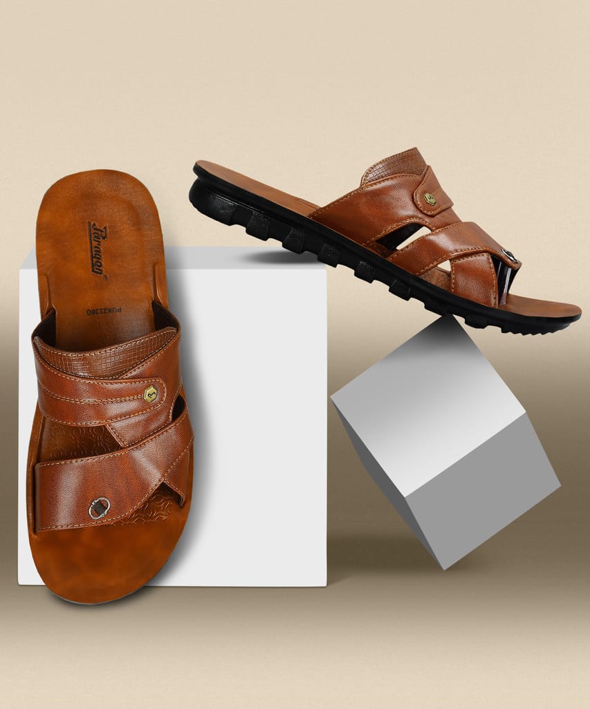 Best Men Paragon Men's Slip-on Brown Sandals for Men | Comfortable Sole & Durable 2025 at ShopCi