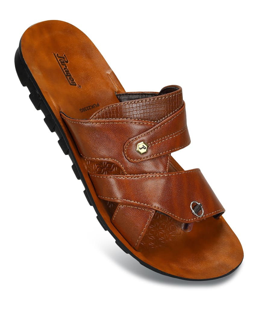 Best Men Paragon Men's Slip-on Brown Sandals for Men | Comfortable Sole & Durable 2025 at ShopCi