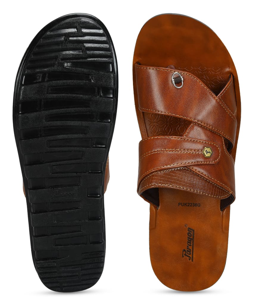 Best Men Paragon Men's Slip-on Brown Sandals for Men | Comfortable Sole & Durable 2025 at ShopCi
