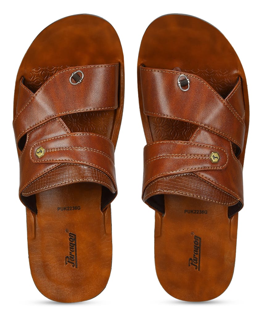 Best Men Paragon Men's Slip-on Brown Sandals for Men | Comfortable Sole & Durable 2025 at ShopCi