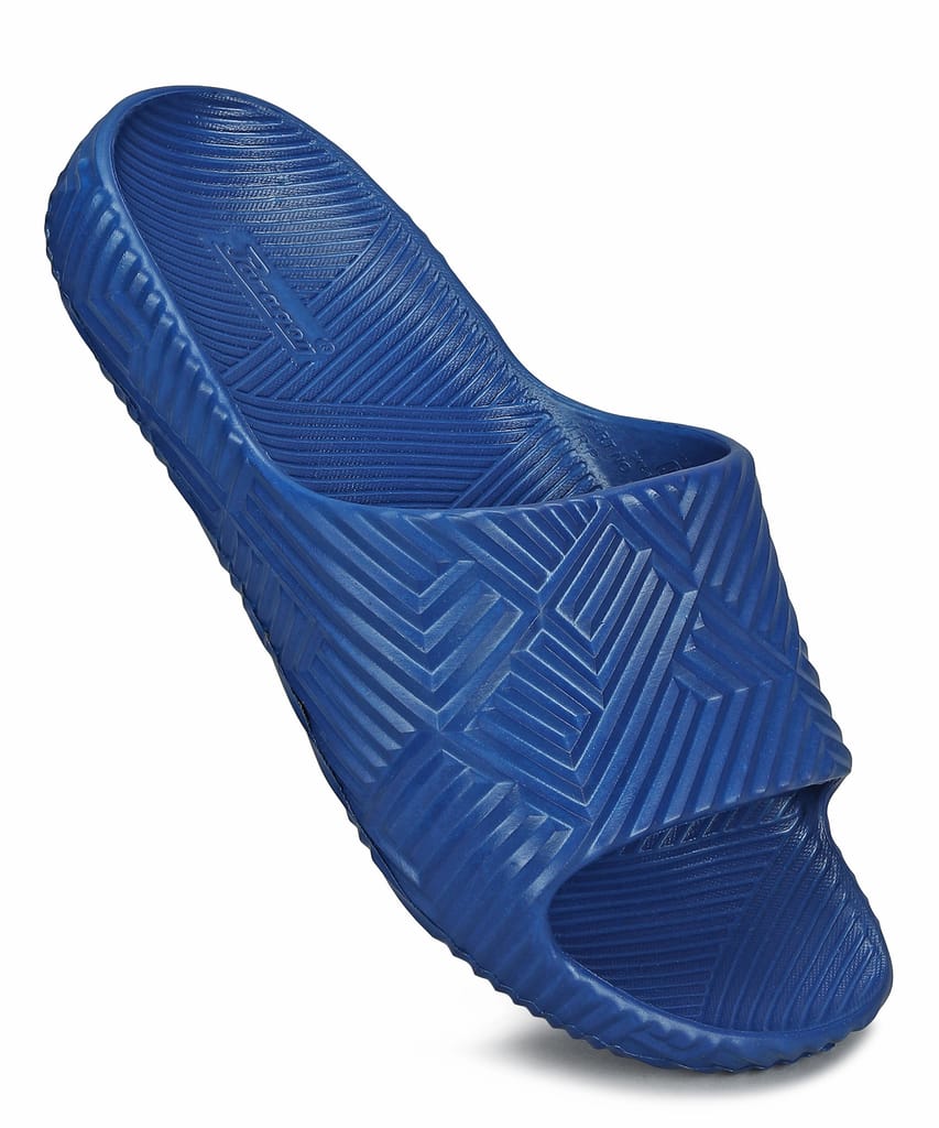Affordable Men Paragon EVK10924G Men's Waterproof Blue Sliders with Comfortable Anti-Skid Sole 2