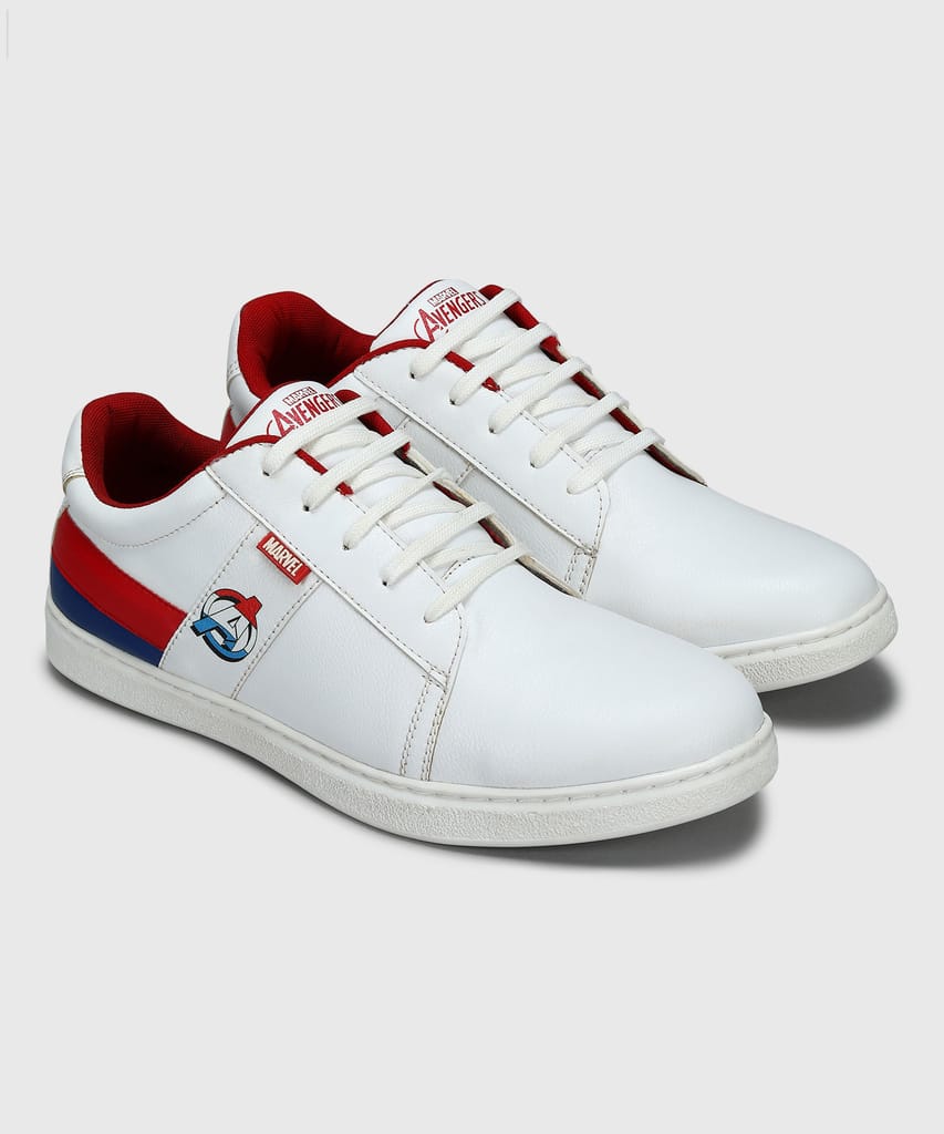 Best Men Paragon Marvel Men's White Casual Sneakers | Cushioned & Lace up Outdoor Style 2025 at 
