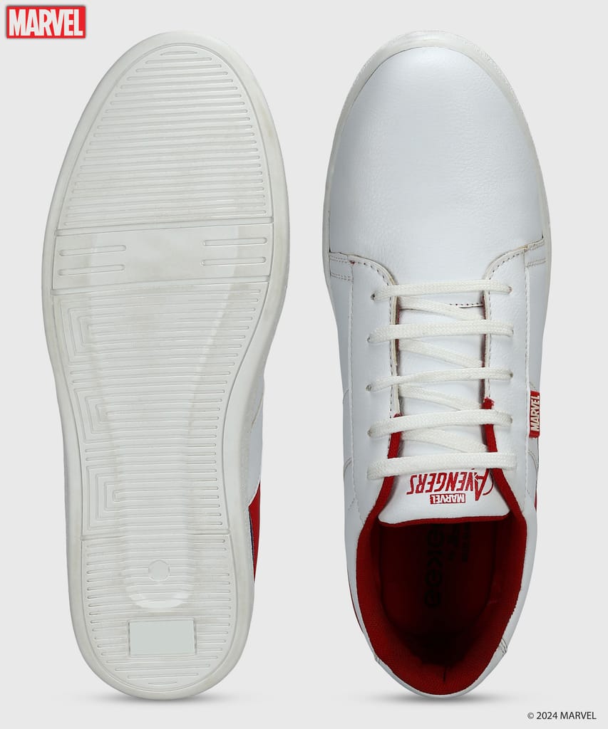 Best Men Paragon Marvel Men's White Casual Sneakers | Cushioned & Lace up Outdoor Style 2025 at 