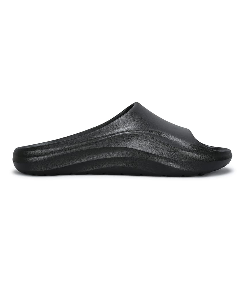 Top Men Paragon Men's Watreproof Black Sliders with Comfortable Anti-Skid Sole 2025 at ShopCircu